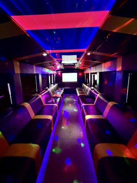 Party Bus Interior — The Grande — 24 Passengers
